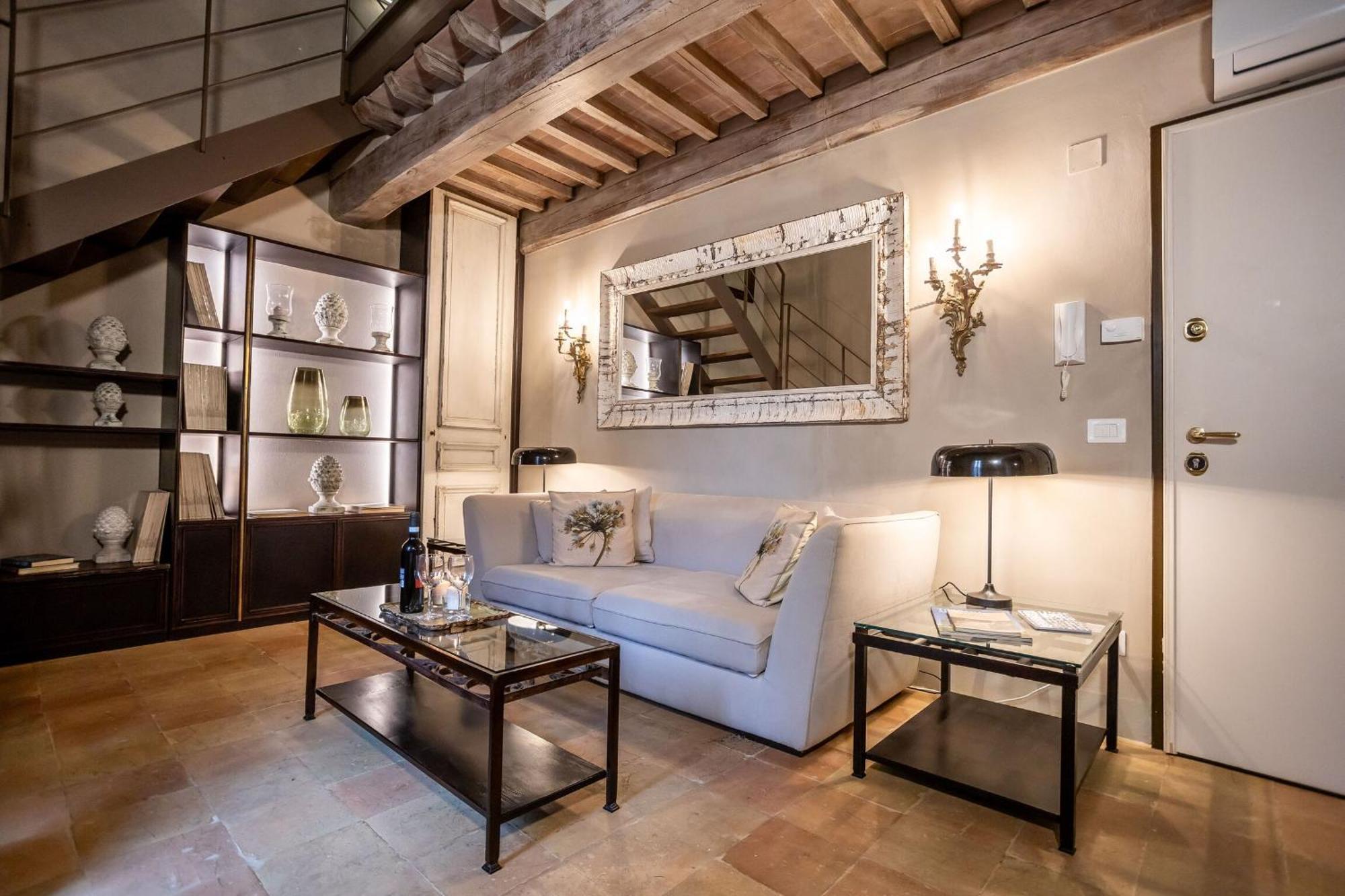 Stylish Apartment In The Historic Center Of Cortona Buitenkant foto